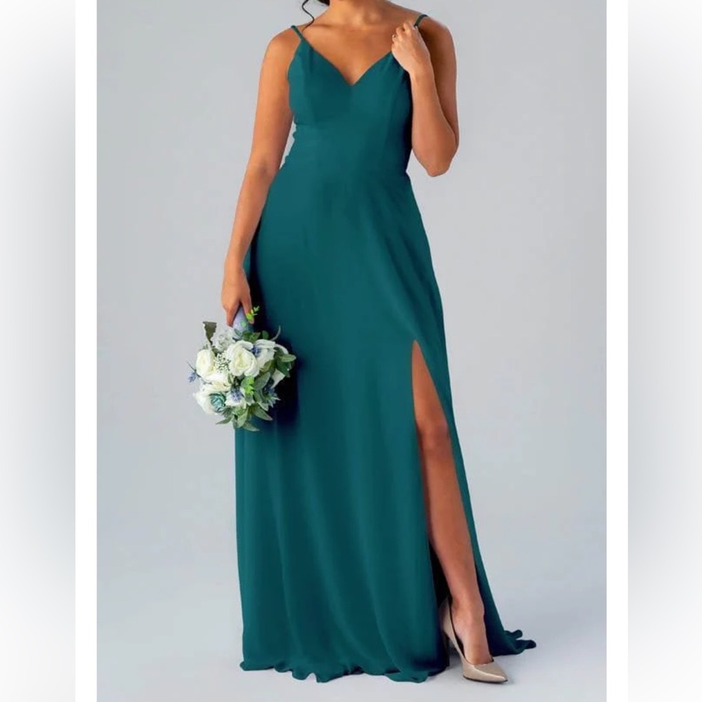 Kennedy Blue Bridesmaid dress in teal, size 10